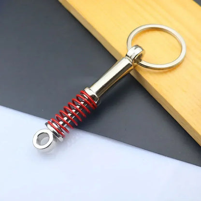 Metal Mini Car Wheel Keychain