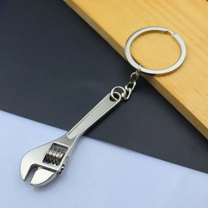 Metal Mini Car Wheel Keychain