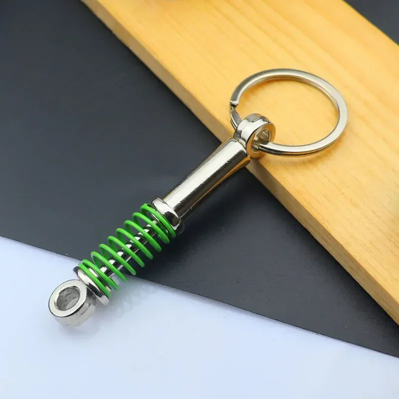 Metal Mini Car Wheel Keychain