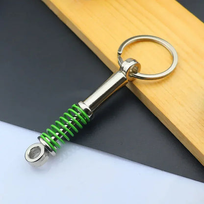 Metal Mini Car Wheel Keychain