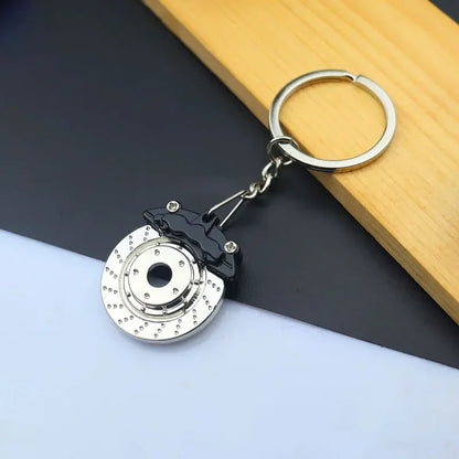 Metal Mini Car Wheel Keychain