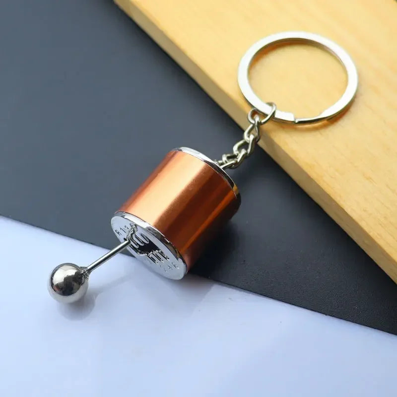 Metal Mini Car Wheel Keychain