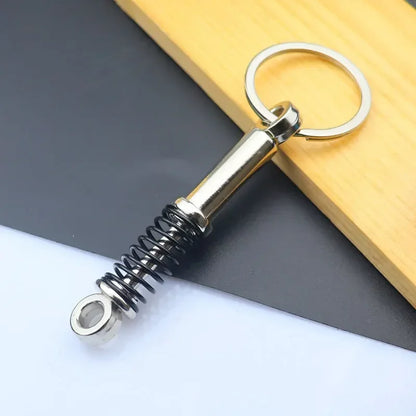 Metal Mini Car Wheel Keychain