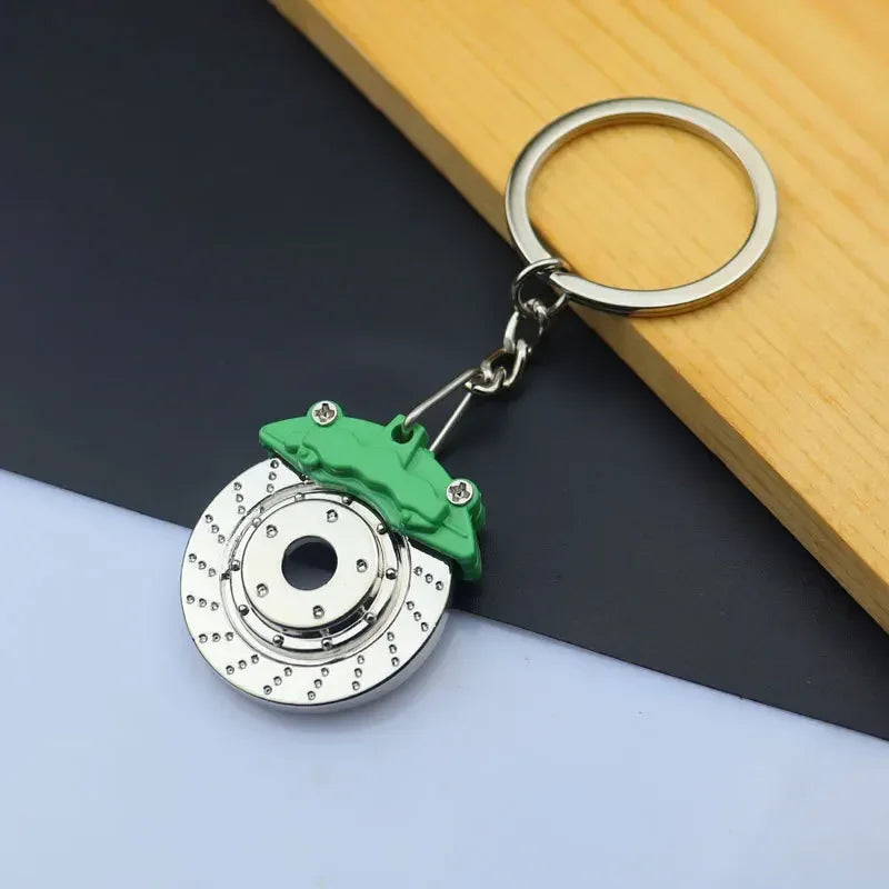 Metal Mini Car Wheel Keychain