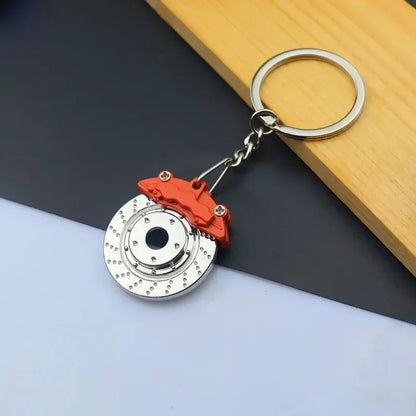 Metal Mini Car Wheel Keychain