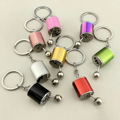 Metal Mini Car Wheel Keychain