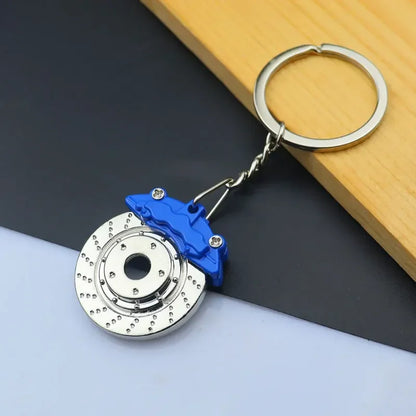 Metal Mini Car Wheel Keychain