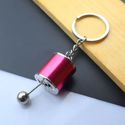 Metal Mini Car Wheel Keychain