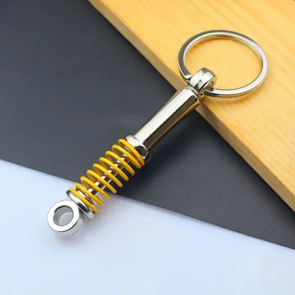 Metal Mini Car Wheel Keychain